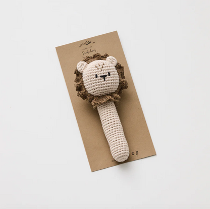 Crochet Lion Rattle