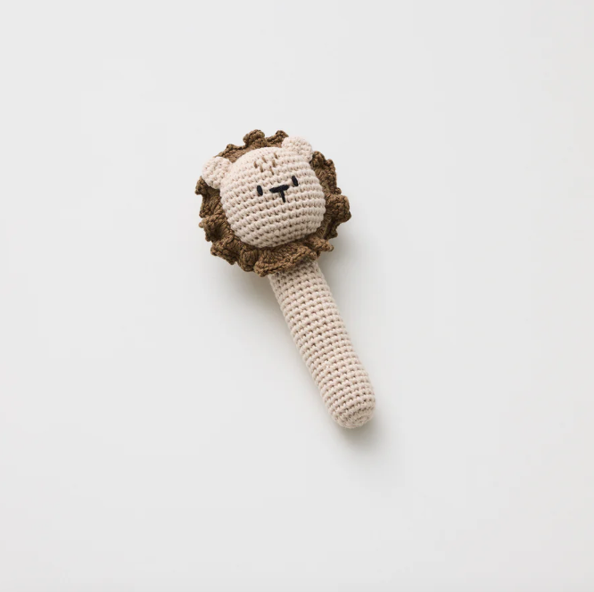 Crochet Lion Rattle
